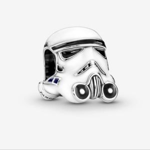 Pandora Stormtrooper Helmet NEW! S925 and enamel.